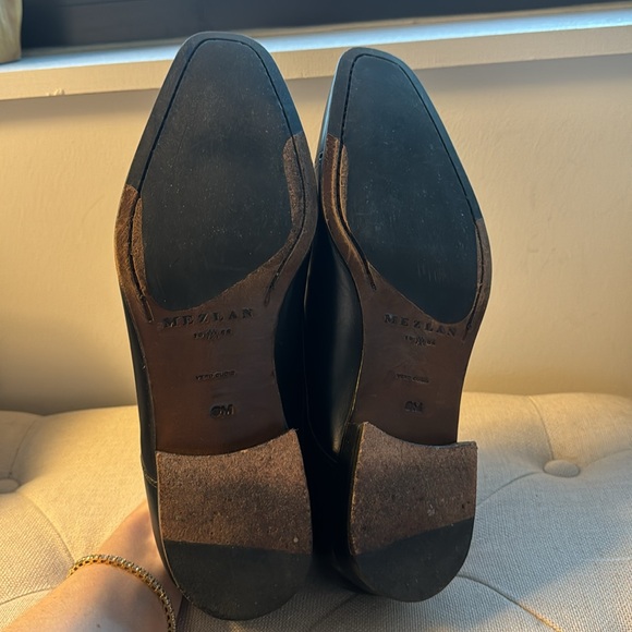 Men’s Mezlan Leather Lace-Up Oxford Dress Shoes - Picture 8 of 11